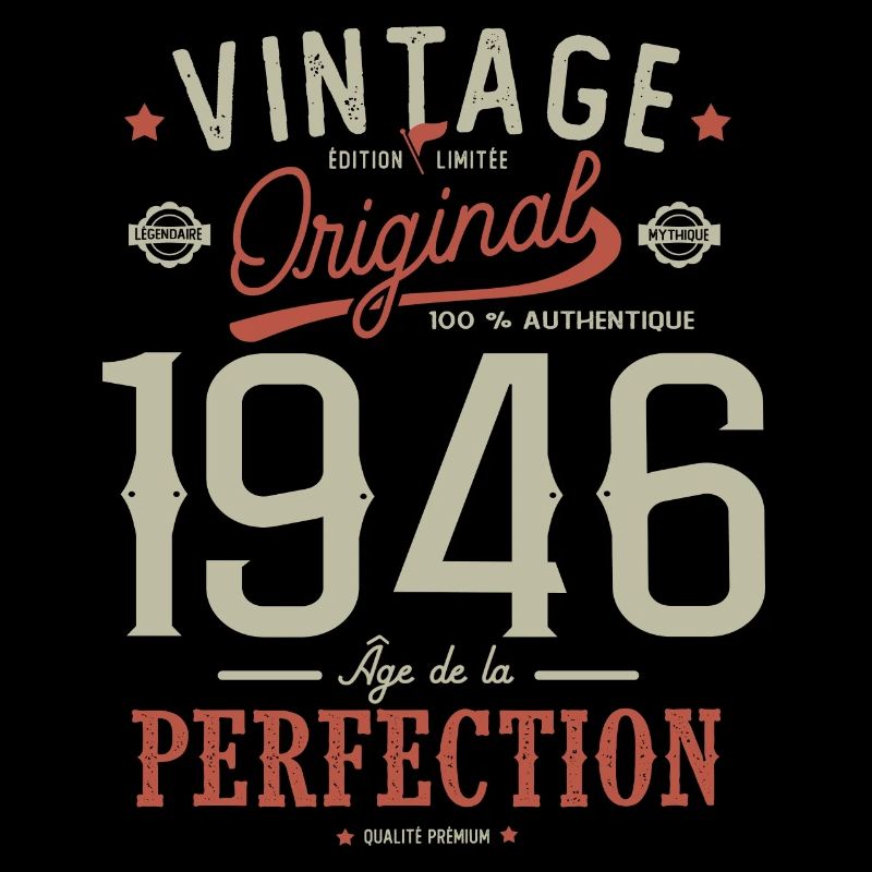 Âge de la perfection1946, anniversaire 76 ans