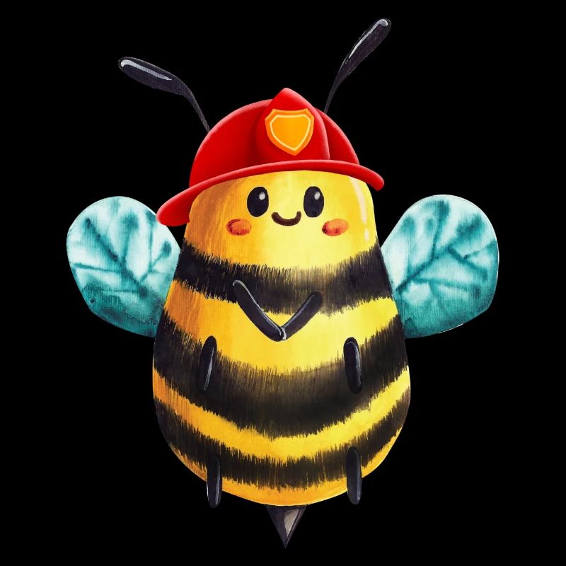 Biene Bee Herz Honig Imker Bee Sommer Comic