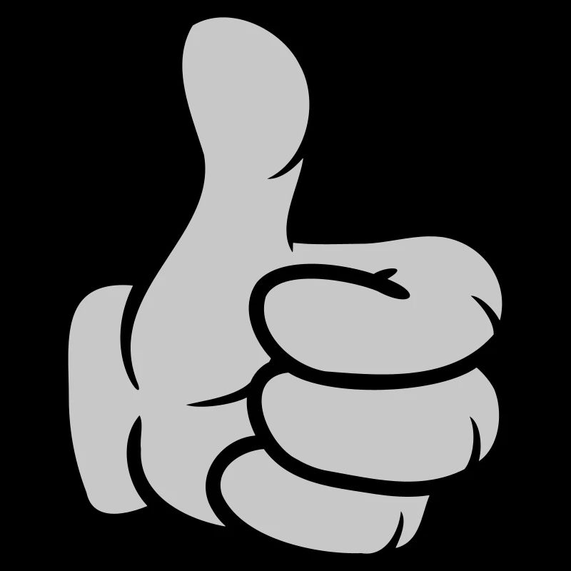 Hand Daumen hoch Comic