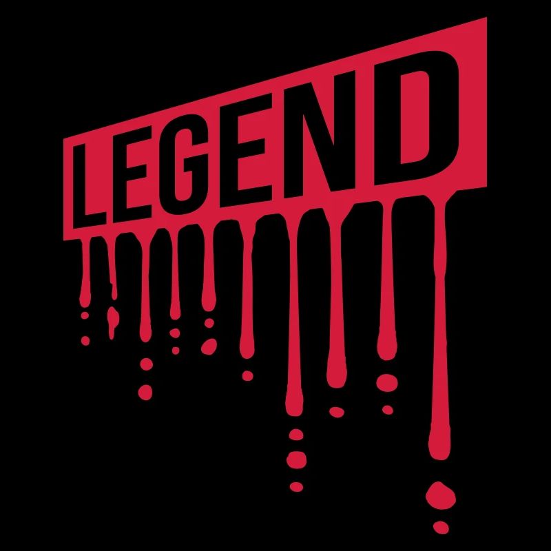 Legend Shield Graffiti Gouttes