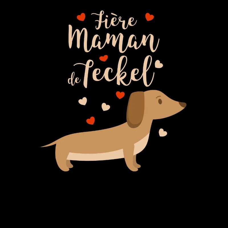 Fiere maman de teckel Dackel Mama Geschenk