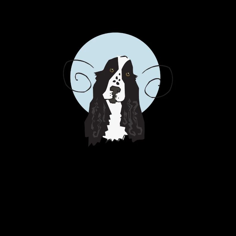 Drôle chien cocker