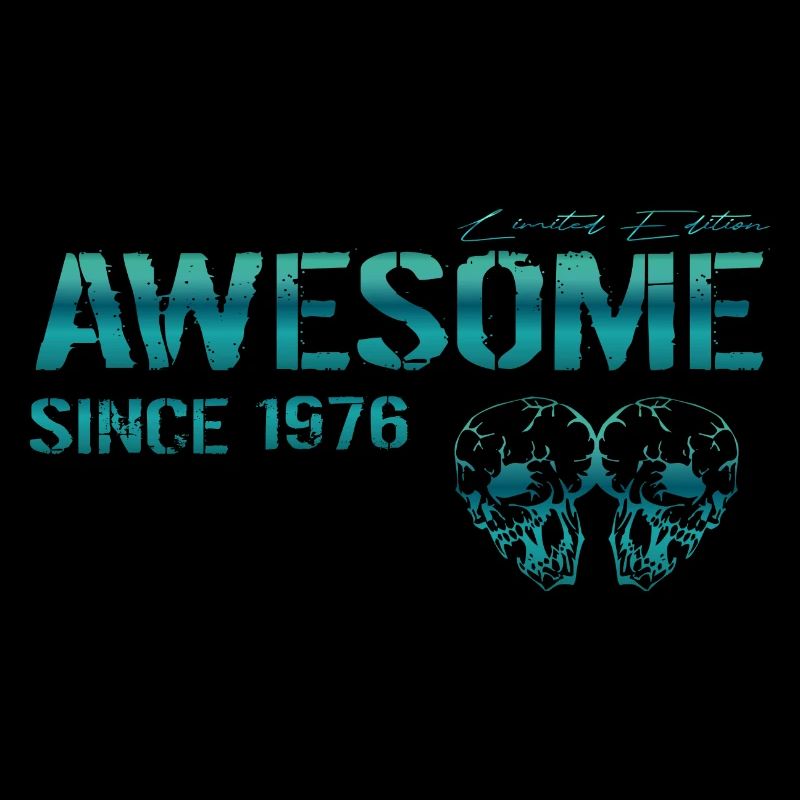 Awesome since 1976 Geschenk