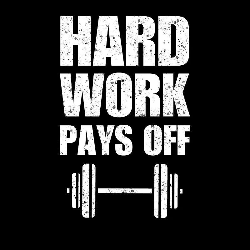 Hard work pays off, gym