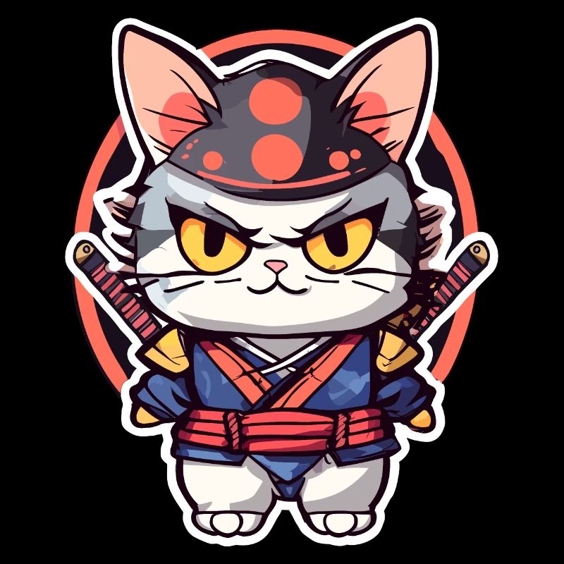 Chat samouraï #3