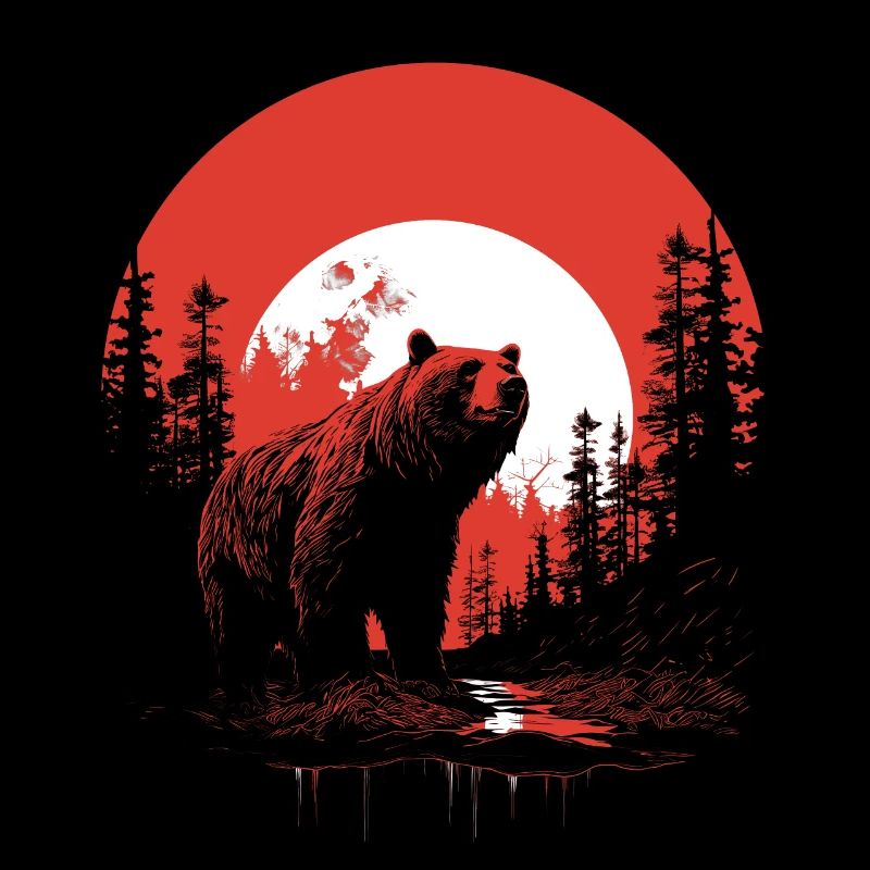 Red night bear