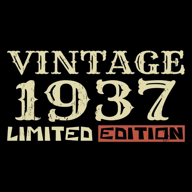 1937 Vintage: 87th Anniversary Unique Retro Gift