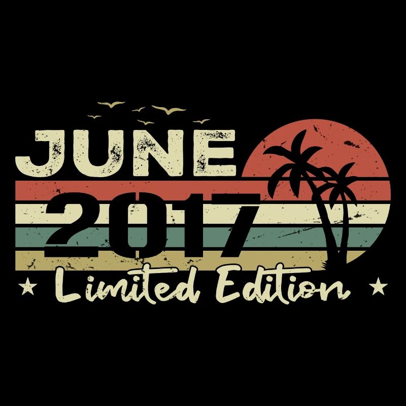 7. Juni Jubiläum Geboren 2017 Vibe