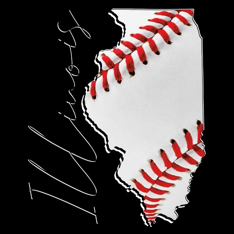 Illinois (États-Unis) | Vrai baseball | Script de carte