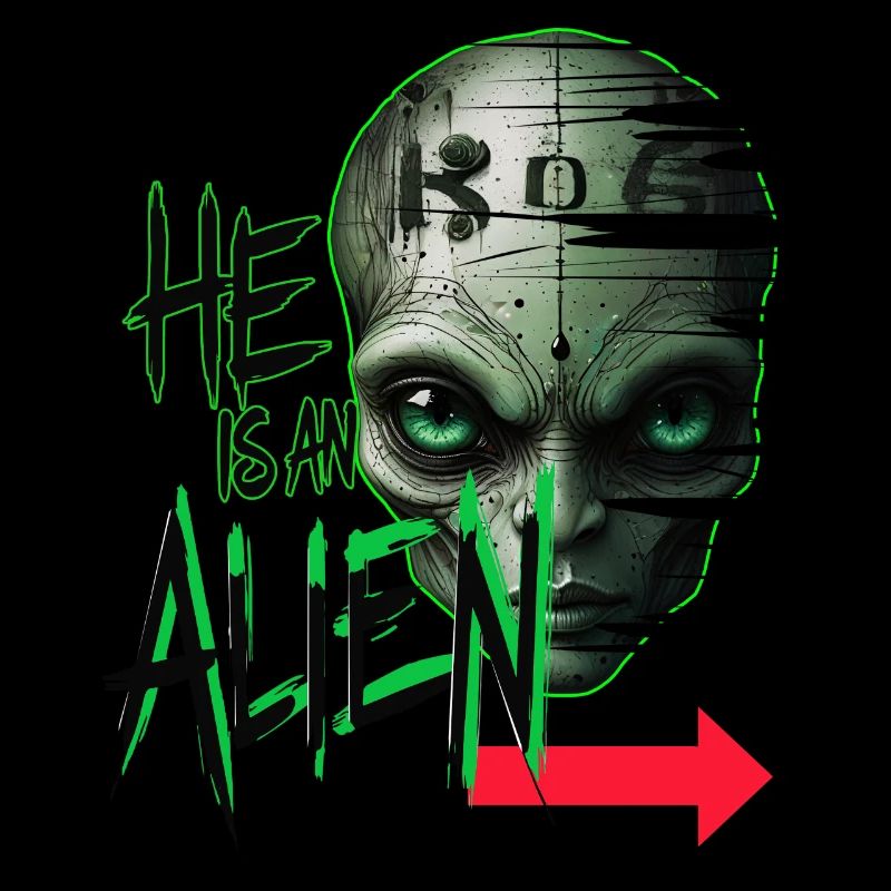 er ist ein Alien