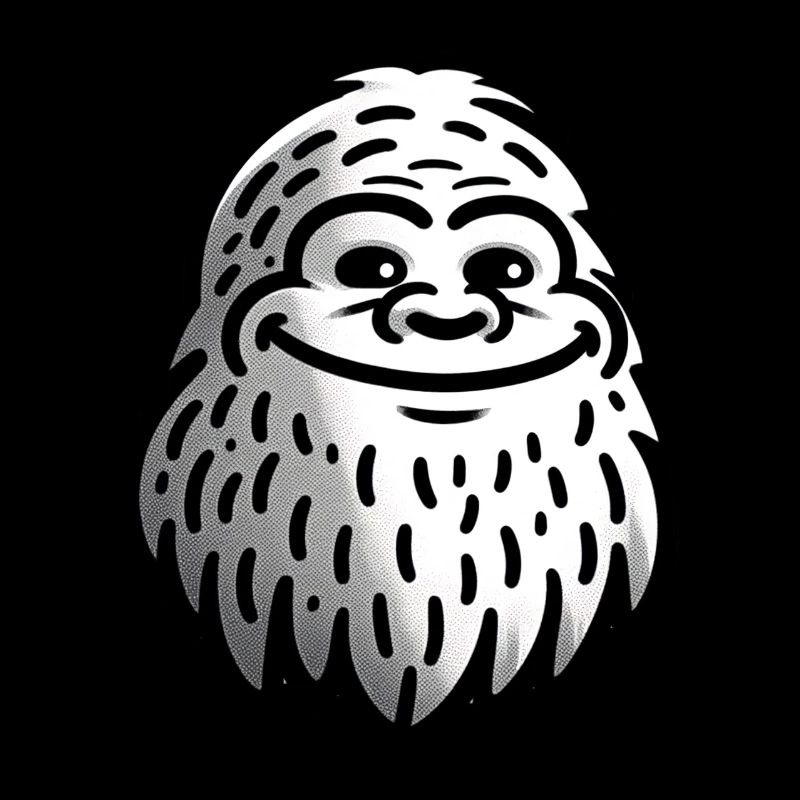 Yéti souriant - Observation d’un Sasquatch