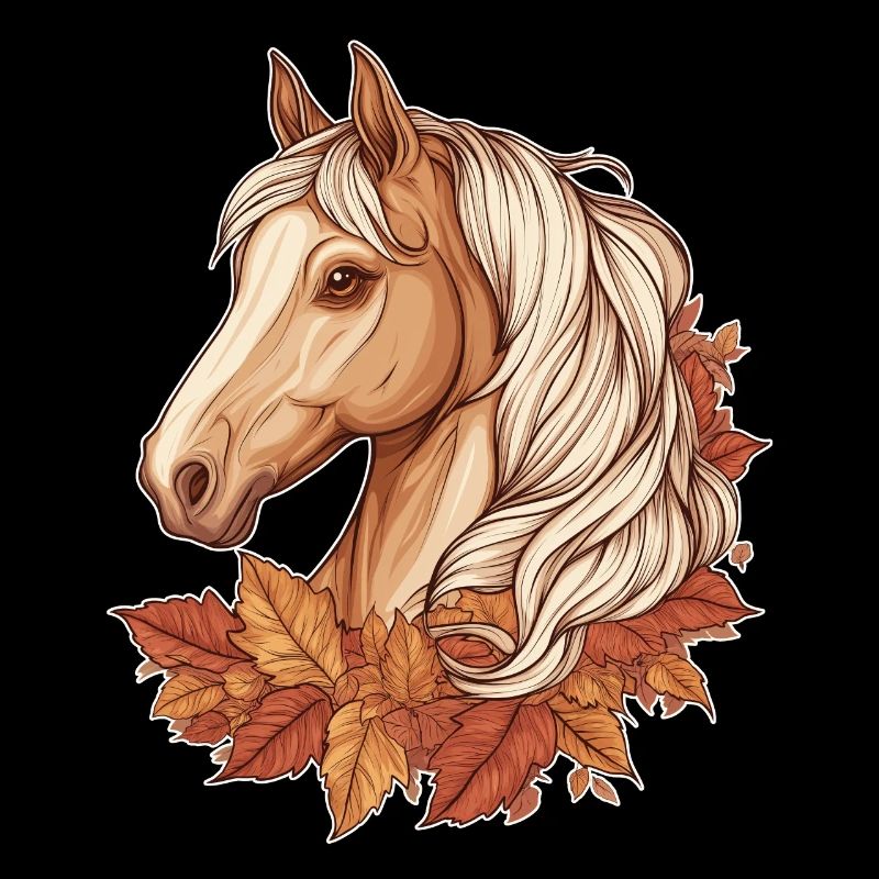 Cheval automne