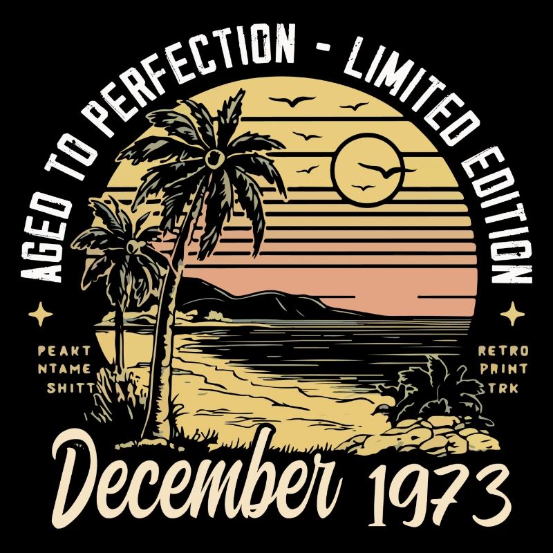 Dezember 1973 Geburtstagsgeschenk Dezember 1973