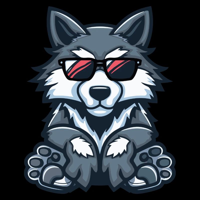 Wolf Comic Cool