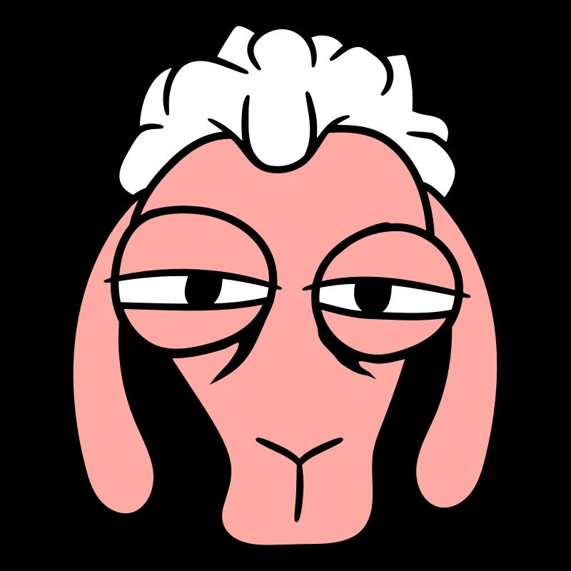 Sheep Skeptical Critical Look Face Head Cool