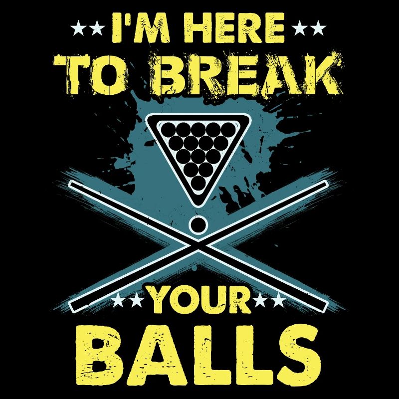 Billardspieler Geschenk Billard Queue Billardtisch