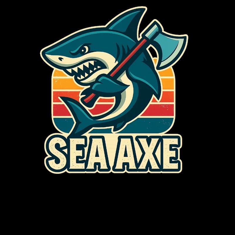 Haifisch-Seeaxt-Design