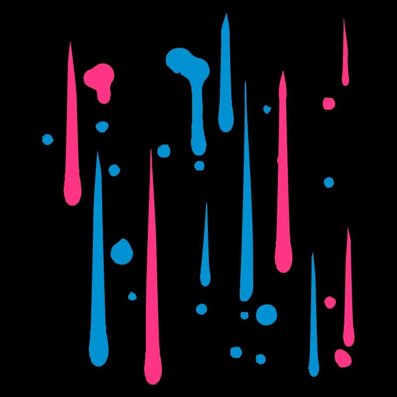 rain drops graffiti spray cool hold out black