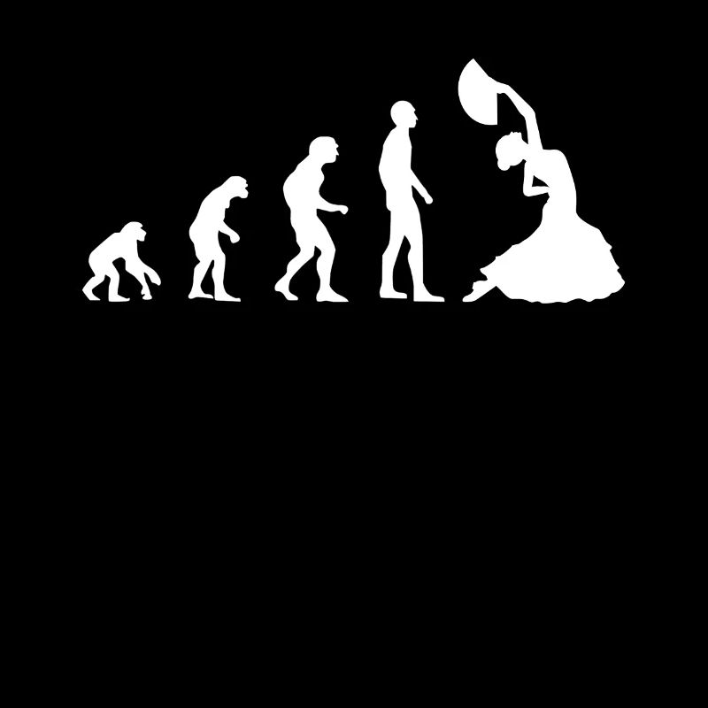 Flamenco Evolution / Danse flamenco / Robe / blanc