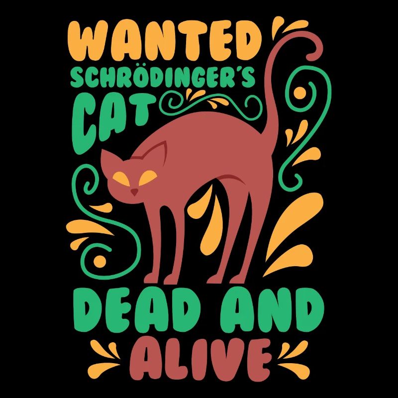 T-shirt Chat de Schrödinger - Physique Chats