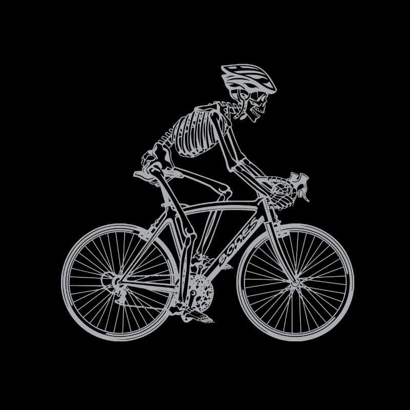 Skeleton Skull Biker
