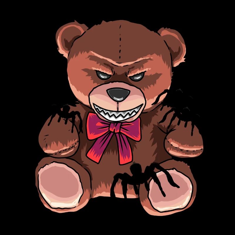 Horror Teddy Spiders Evil Bear Satanic