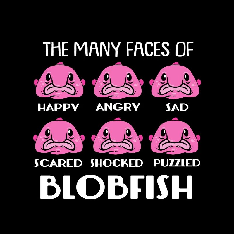 Blobfish Deep Sea Grumpy Introverted Gift