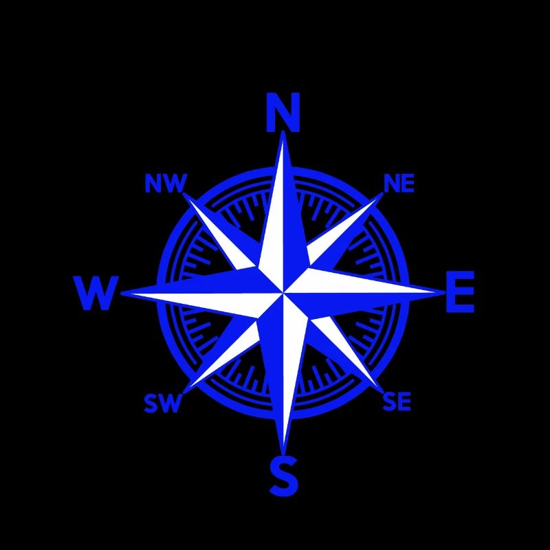 Nautical Wind Rose Seafaring Ship Navigation Maritime