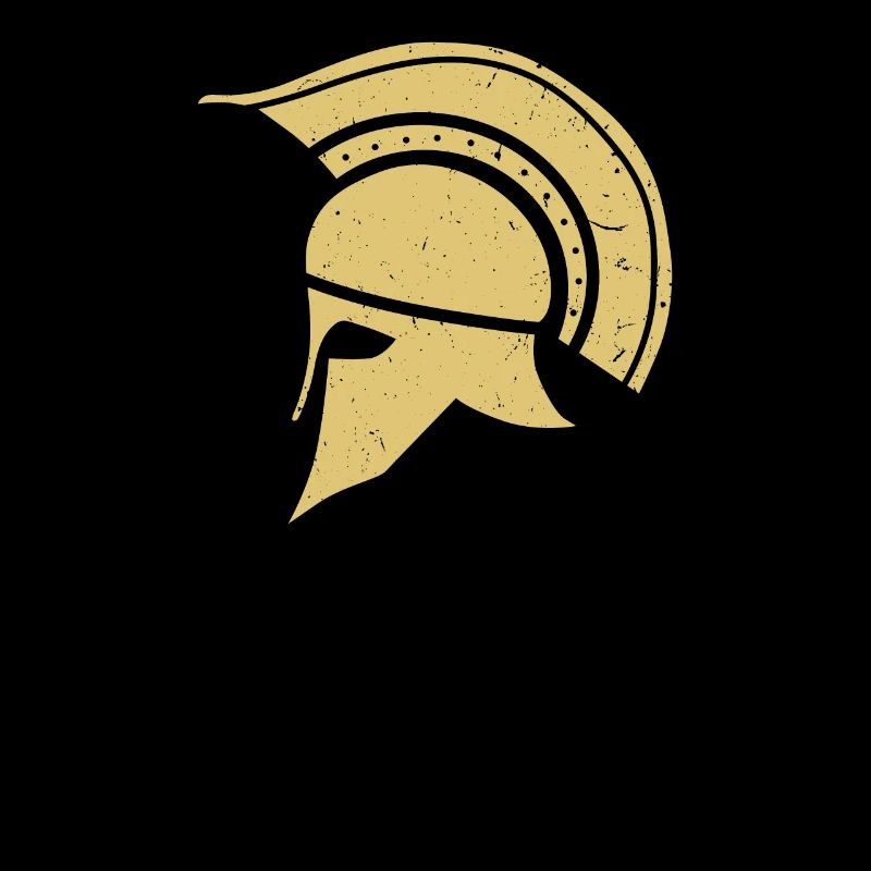 Römische Galea oder Helm in japanischem Gold