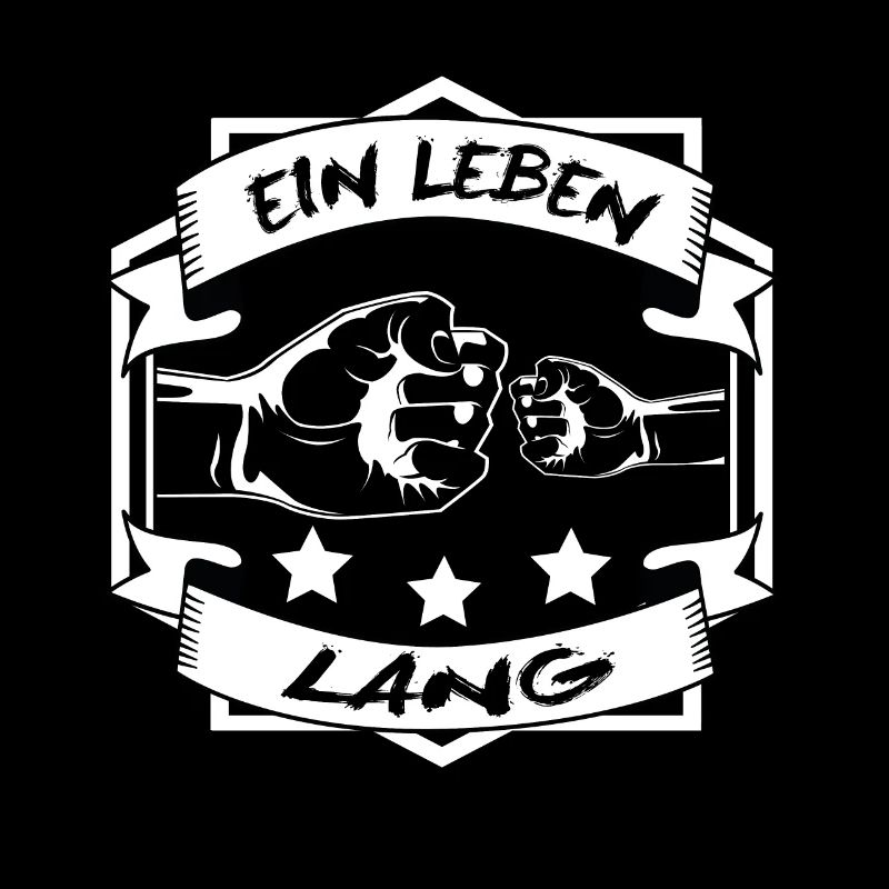 Vater und Sohn - Spruch - Ein leben lang - Fäuste