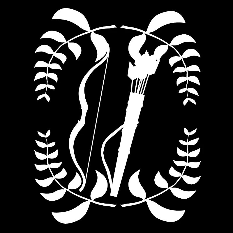 Lorbeerkranz Bogen schießen Reiterbogen