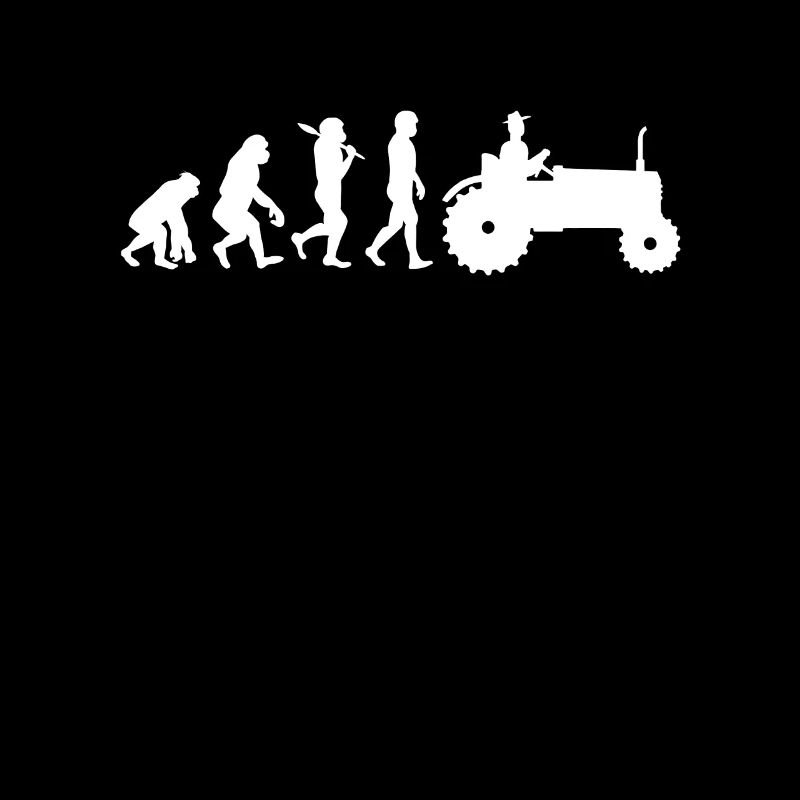 Landwirt Evolution Geschenk Traktor Trecker