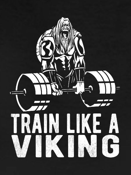 Bodybuilder viking
