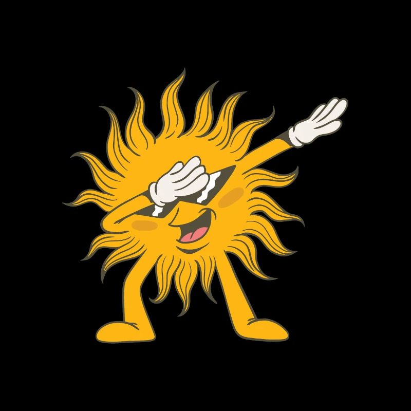 Dabbing sun