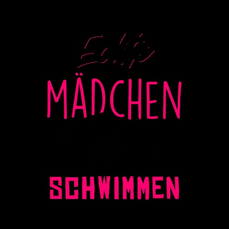Echte Mädchen schwimmen