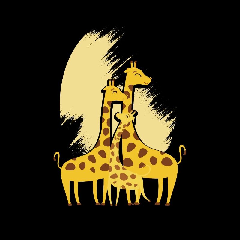 Giraffe family