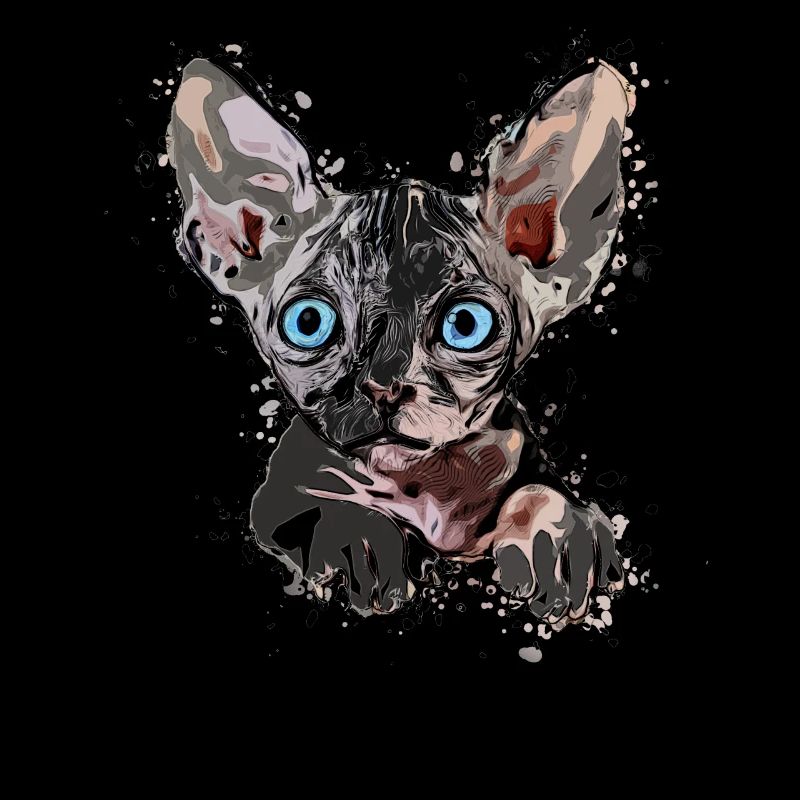 mignon Sphynx Sphinx chaton TShirt cadeau chat