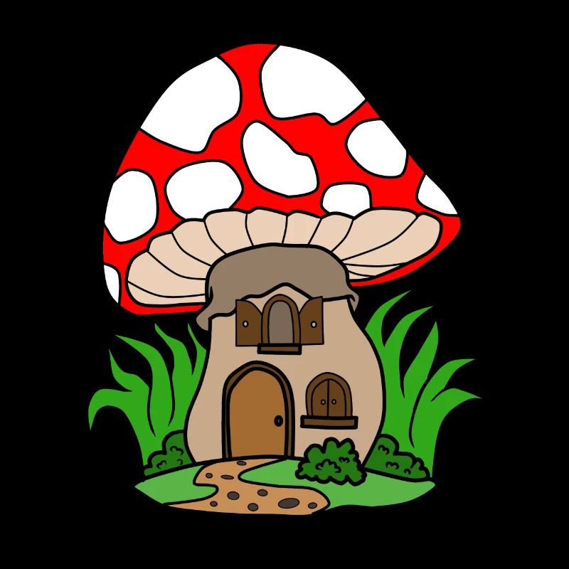 Champignon maison une maison en champignon