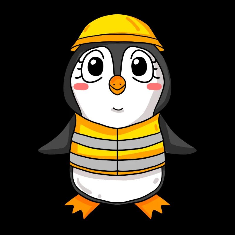 Cadeau de construction de maison de construction de maison de pingouin