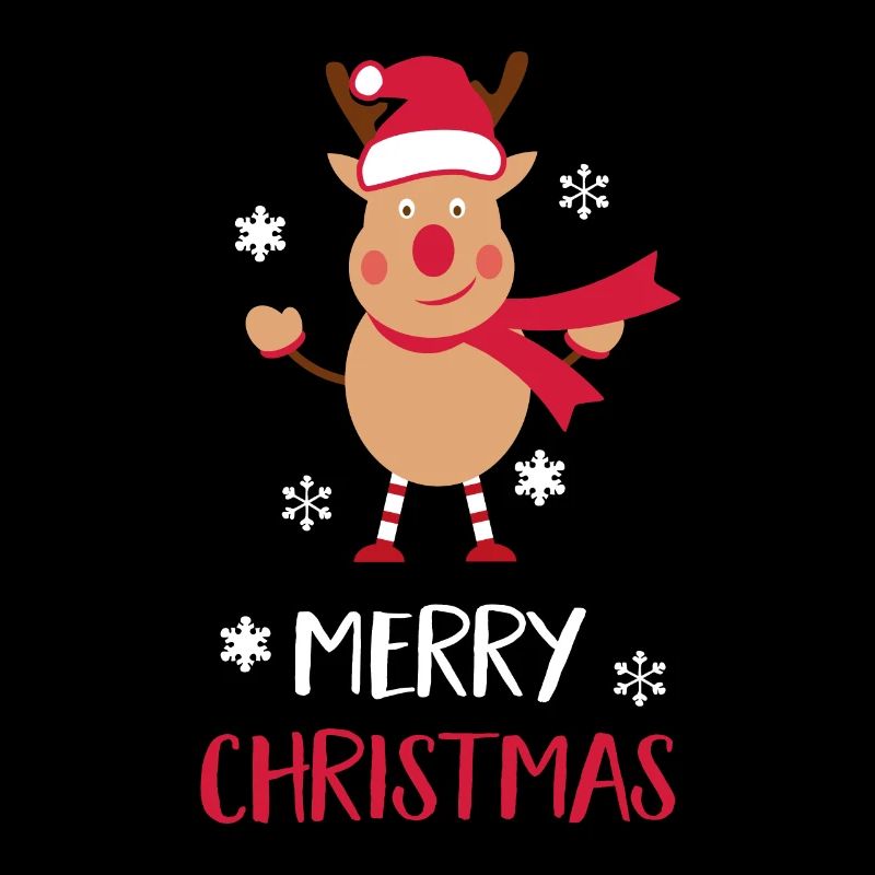 Merry Christmas moose