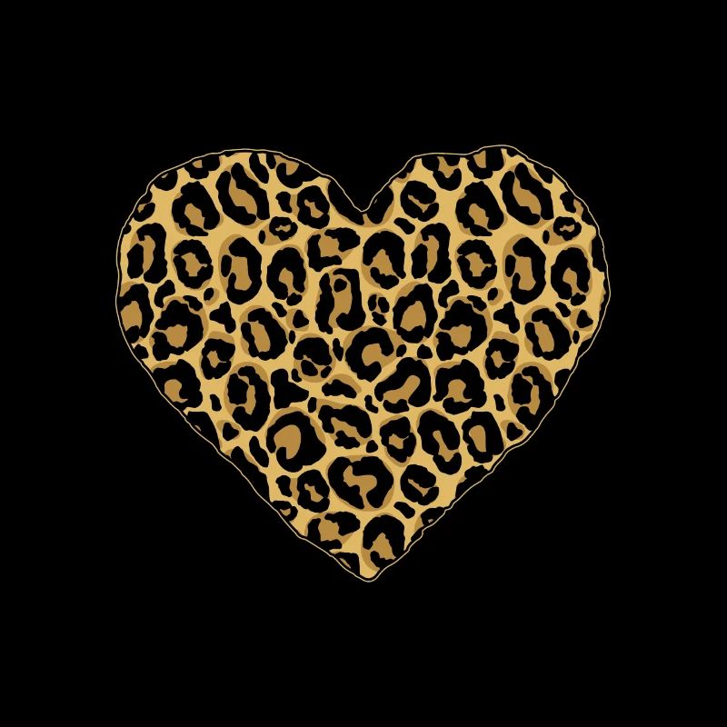 Heart leopard