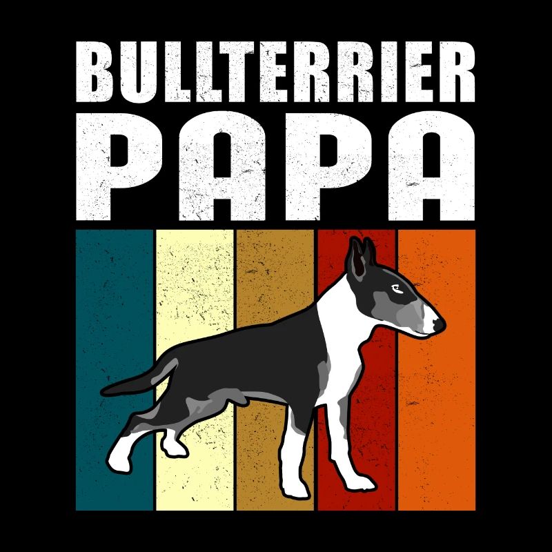 Bullterrier Papa | Geschenk Bull Terrier