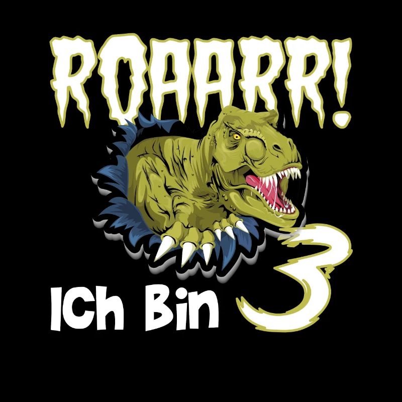 3. Geburtstag 3 Jahre Dino Saurier Dinosaurier