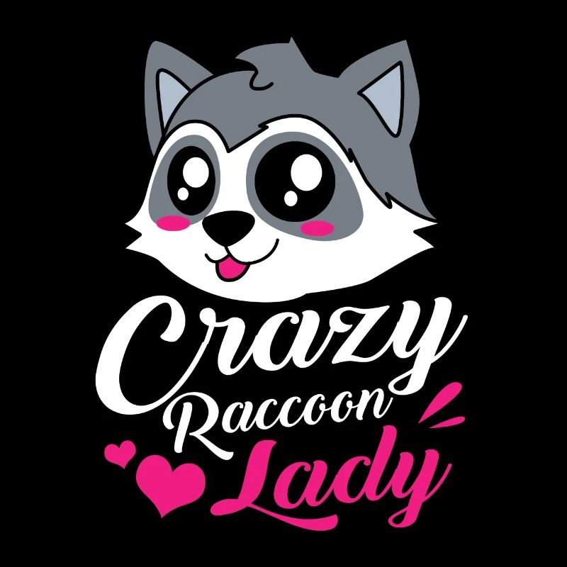 Waschbär Mutter Freundin Geschenk Mama