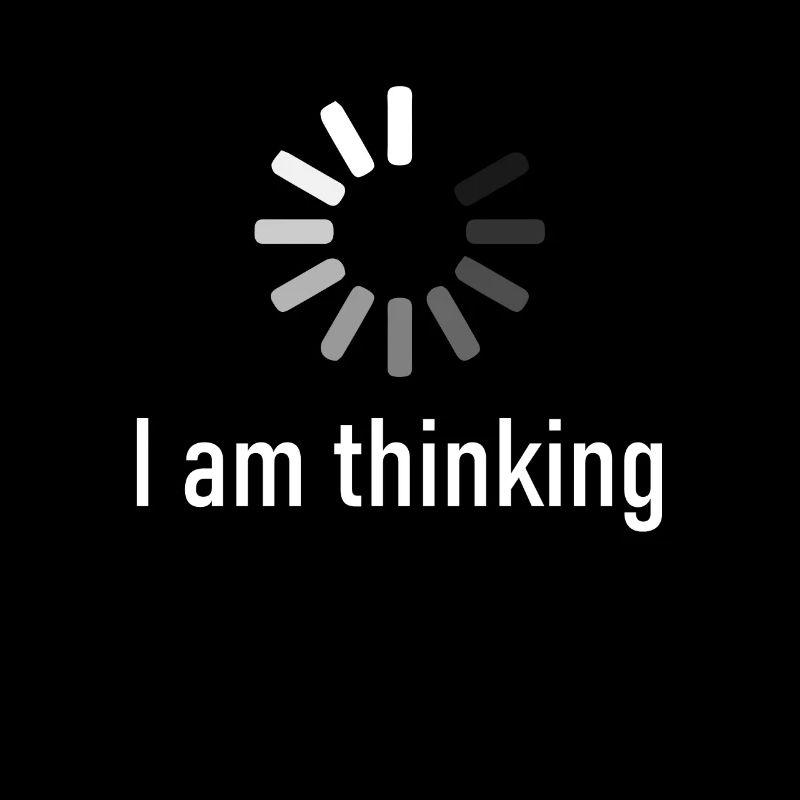 I am Thinking Nerd Geek Admin Geschenk