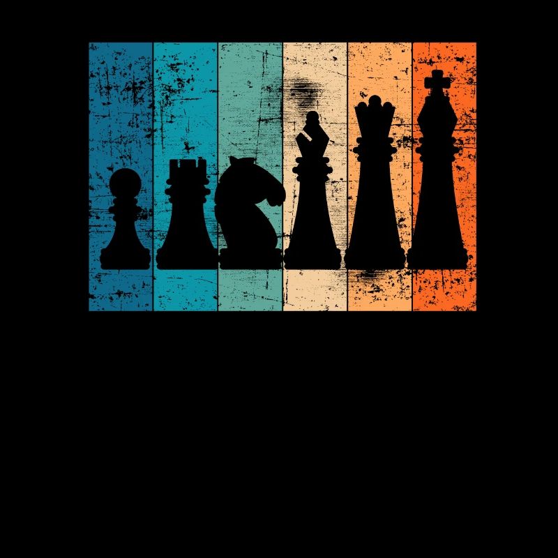 Chess Chessboard Checkmate King Retro Gift