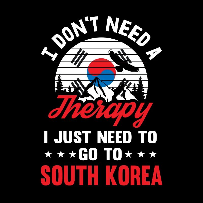 Corée du Sud thérapie South Korea Rétro cadeau