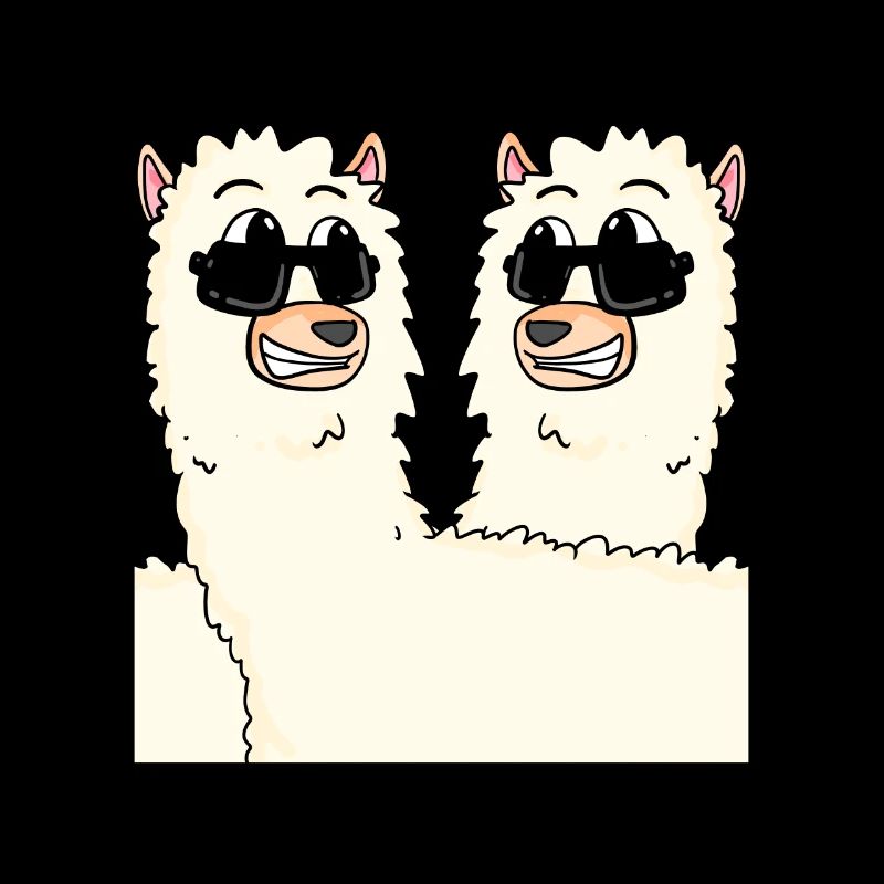 Funny alpacas