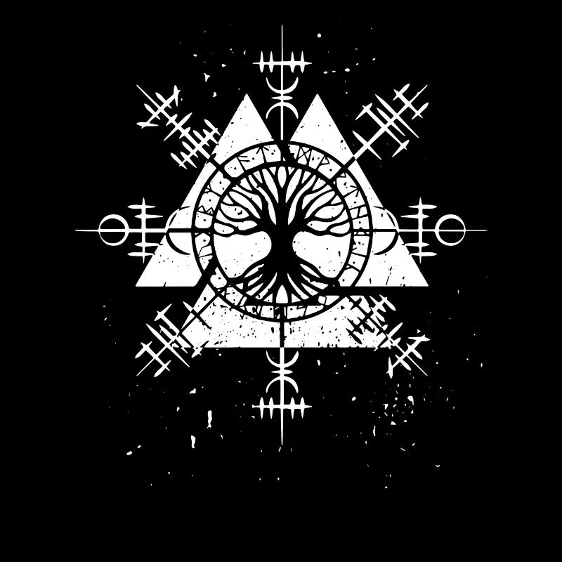 Okklutismus Wikinger Baum Keltisch Germanisch