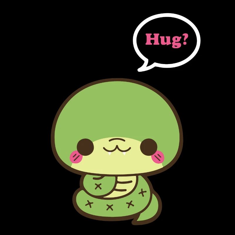 Nette Schlange Umarmung